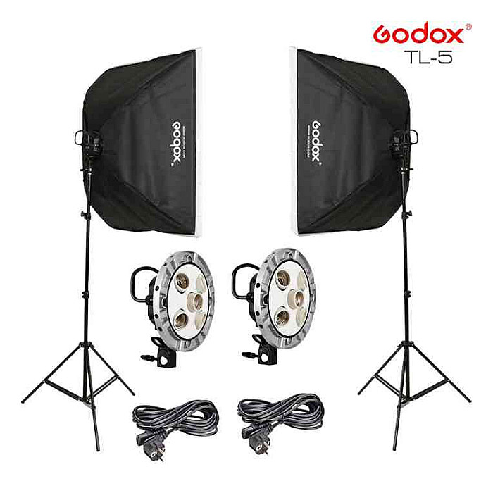 Godox TL-5 5in1 Bulb Head Multi-Holder Tricolor+Light...